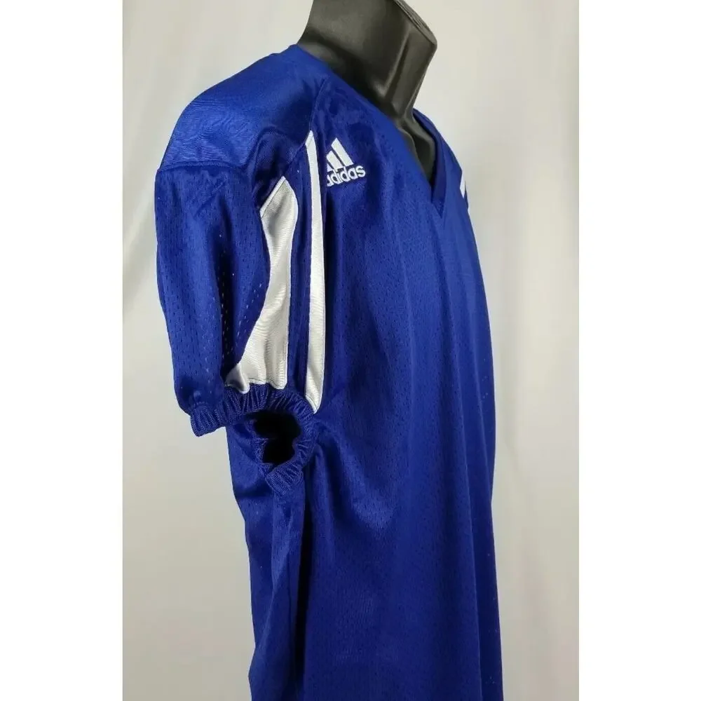 NWT Adidas Climacool Football Jersey L Royal Blue
